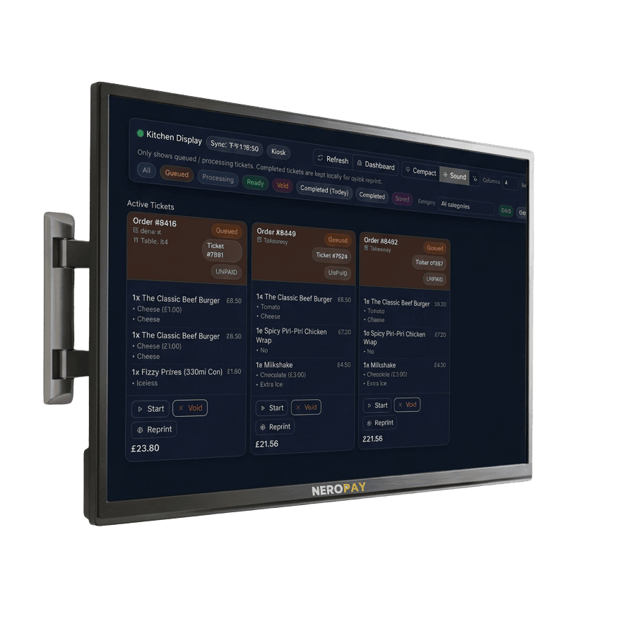 NeroKDS 24-inch Kitchen Display