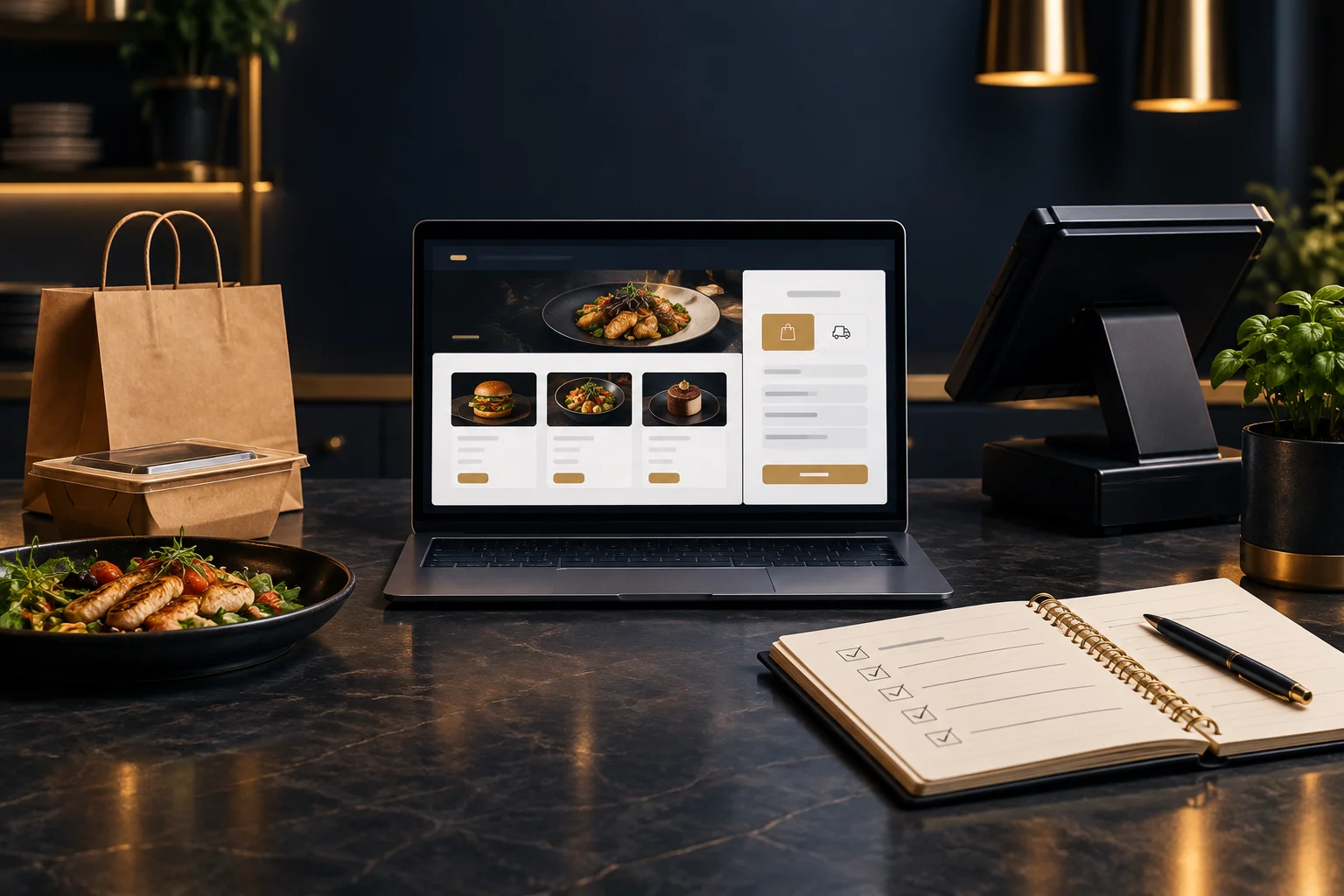 Online-Bestellunge mat NeroWeb fir Restauranten: Checklëscht fir déi éischt Ariichtung